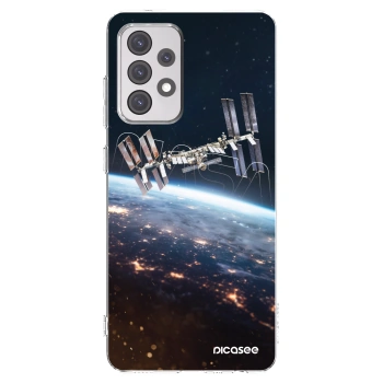 Picasee Samsung Galaxy A52 5G A525F Hülle - Transparentes Silikon - Station