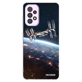 Picasee Samsung Galaxy A32 5G A326B Hülle - Transparentes Silikon - Station