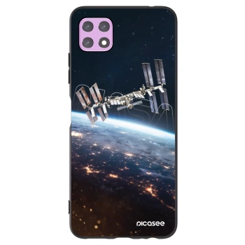 Picasee Samsung Galaxy A22 A226B 5G Hülle - Schwarzes Silikon - Station