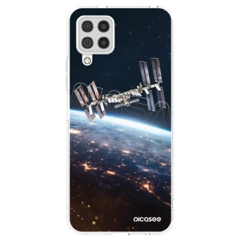 Picasee Samsung Galaxy A22 A225F 4G Hülle - Transparentes Silikon - Station