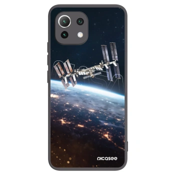 Picasee Xiaomi 11 Lite 5G NE Hülle - Schwarzes Silikon - Station