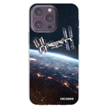 Picasee Apple iPhone 14 Pro Max Hülle - Transparentes Silikon - Station