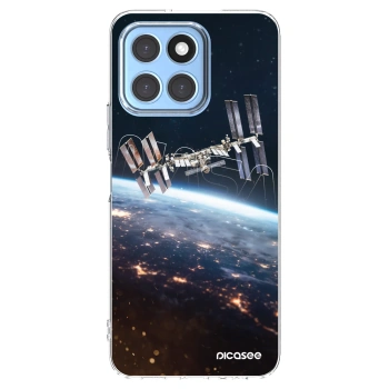 Picasee Honor X8 5G Hülle - Transparentes Silikon - Station