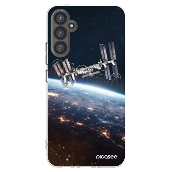Picasee Samsung Galaxy A34 5G A346B Hülle - Transparentes Silikon - Station