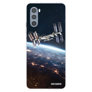 Picasee Motorola Moto G62 Hülle - Transparentes Silikon - Station