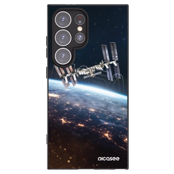 Picasee Samsung Galaxy S24 Ultra S928B 5G Hülle - Schwarzes Silikon - Station