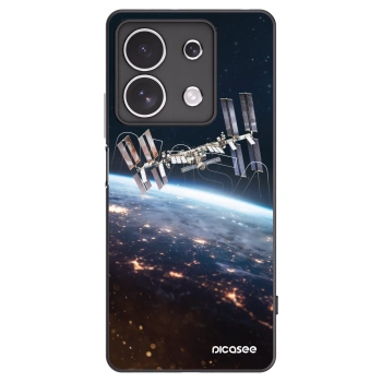 Picasee Xiaomi Redmi Note 13 4G Hülle - Schwarzes Silikon - Station