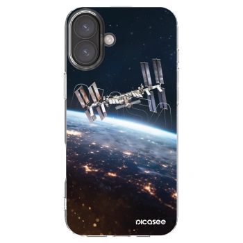 Picasee Apple iPhone 16 Plus Hülle - Transparentes Silikon - Station