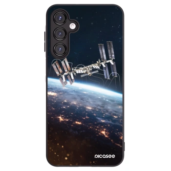 Picasee Samsung Galaxy A16 5G Hülle - Schwarzes Silikon - Station