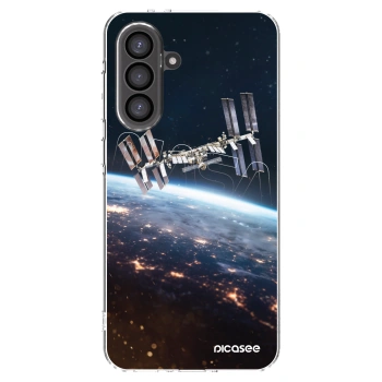 Picasee Samsung Galaxy A36 5G Hülle - Transparentes Silikon - Station