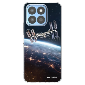 Picasee Honor X8c Hülle - Transparentes Silikon - Station