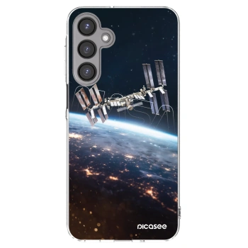 Picasee Samsung Galaxy A16 4G Hülle - Transparentes Silikon - Station