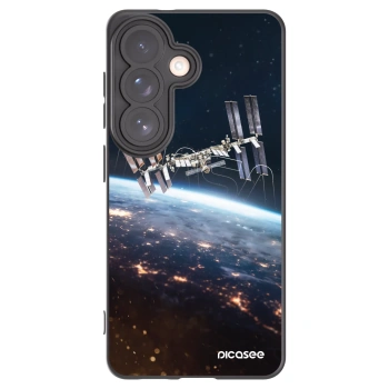 Picasee Samsung Galaxy S26 Hülle - Schwarzes Silikon - Station