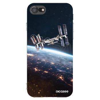 Picasee Apple iPhone 8 Hülle - Transparentes Silikon - Station