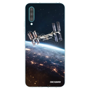 Picasee Samsung Galaxy A30s A307F Hülle - Transparentes Silikon - Station