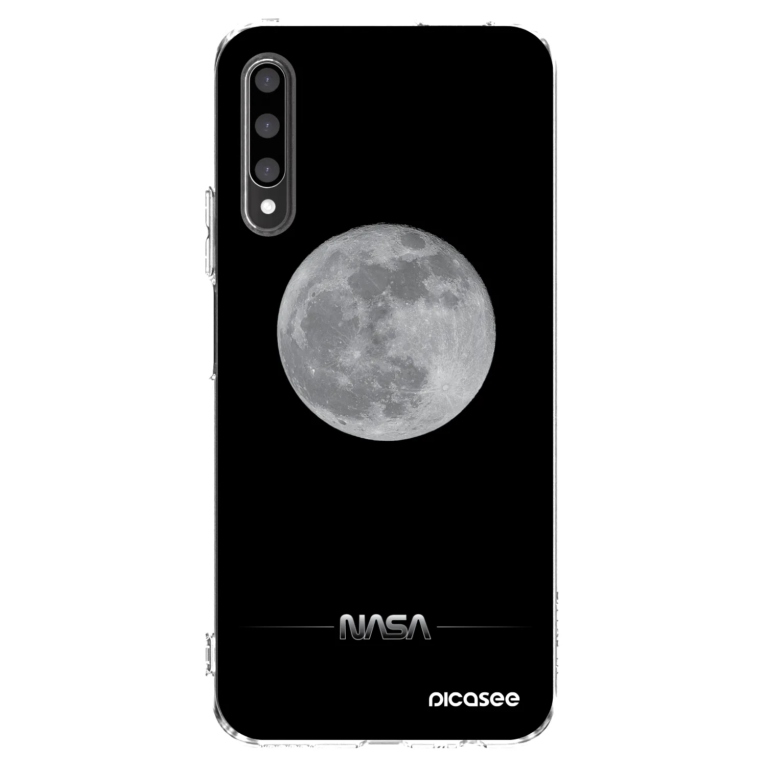 Picasee Honor 9X Pro Hülle - Transparentes Silikon - Moon Minimal