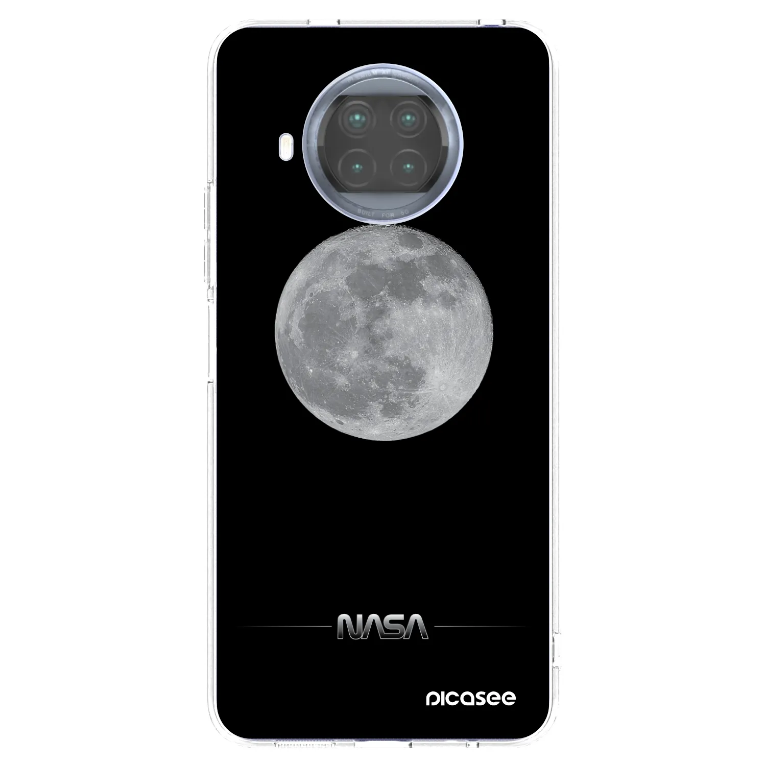 Picasee Xiaomi Mi 10T Lite Hülle - Transparentes Silikon - Moon Minimal