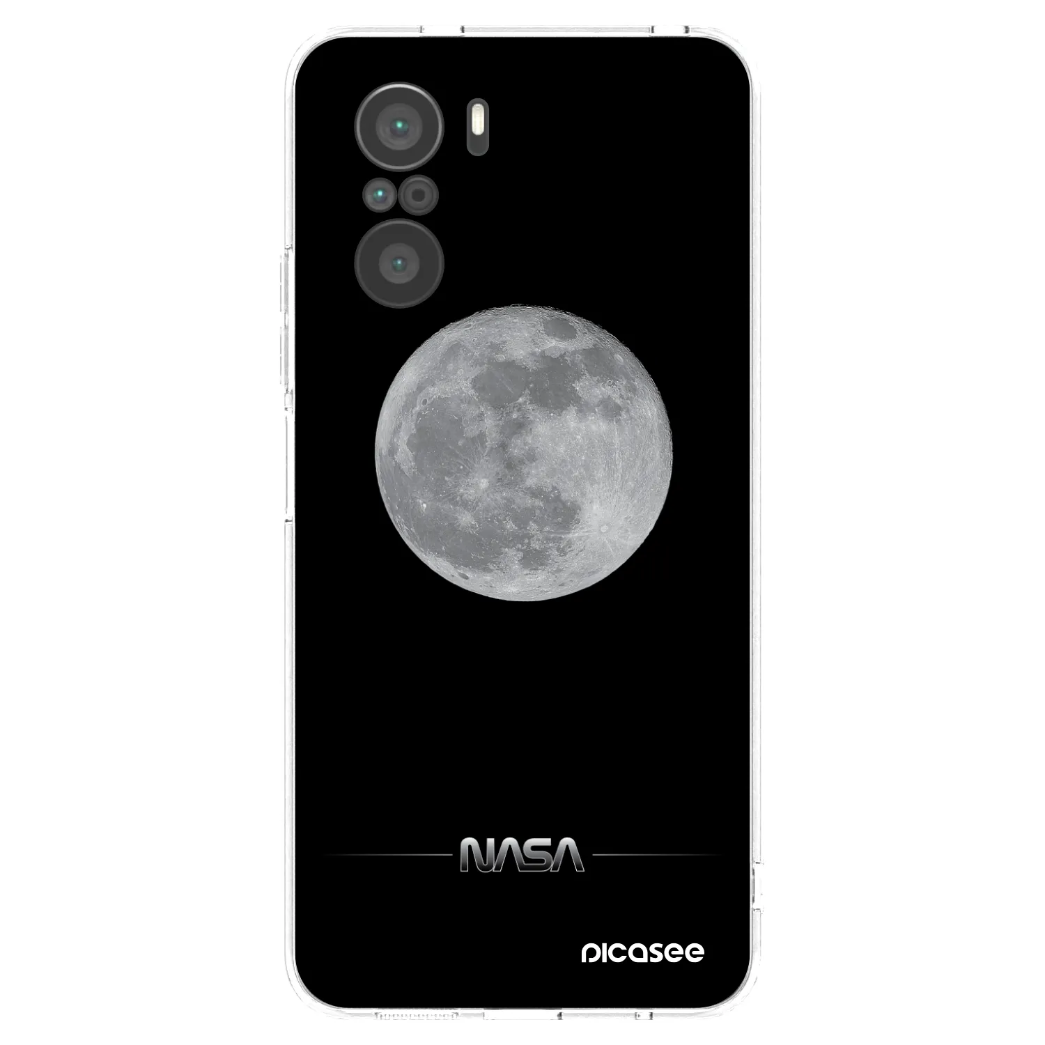 Picasee Xiaomi Poco F3 Hülle - Transparentes Silikon - Moon Minimal