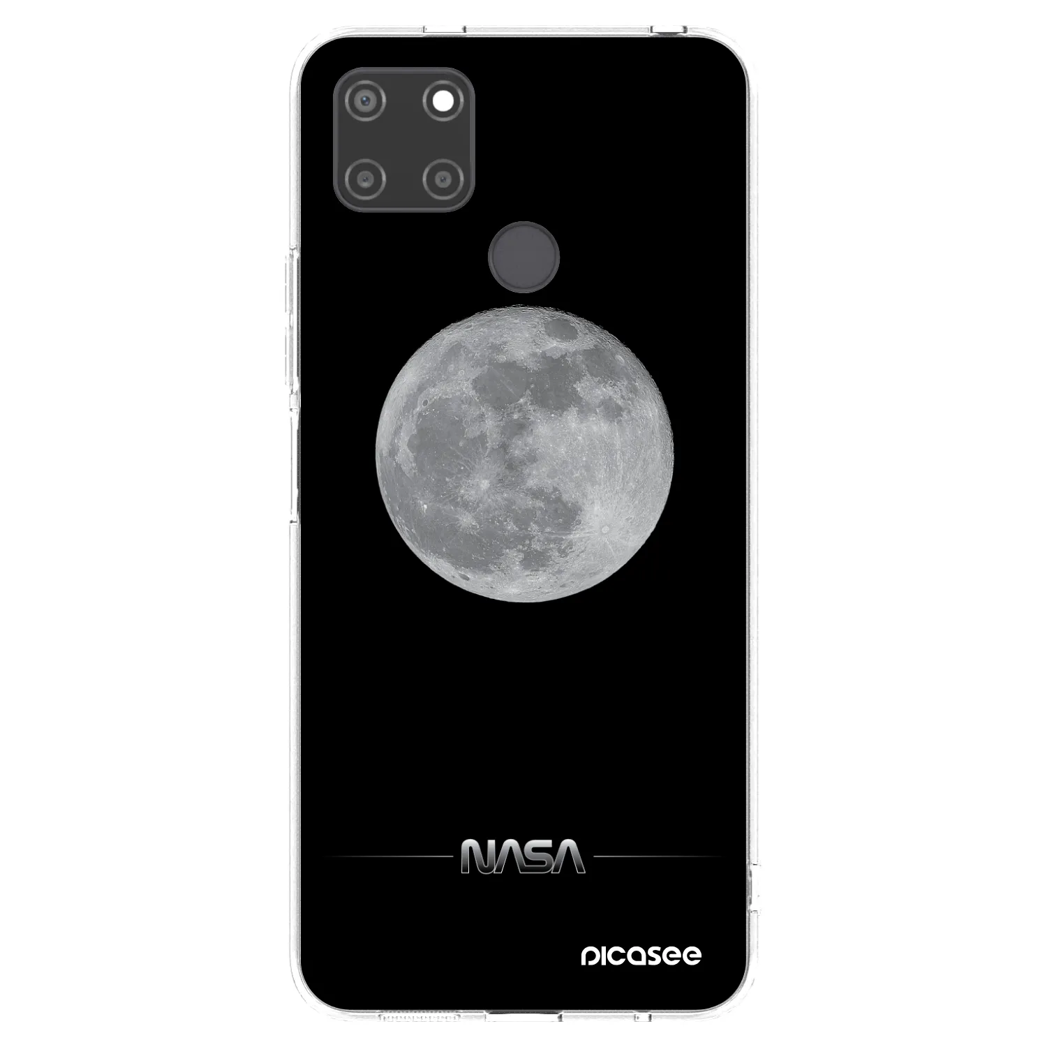 Picasee Realme C21Y Hülle - Transparentes Silikon - Moon Minimal