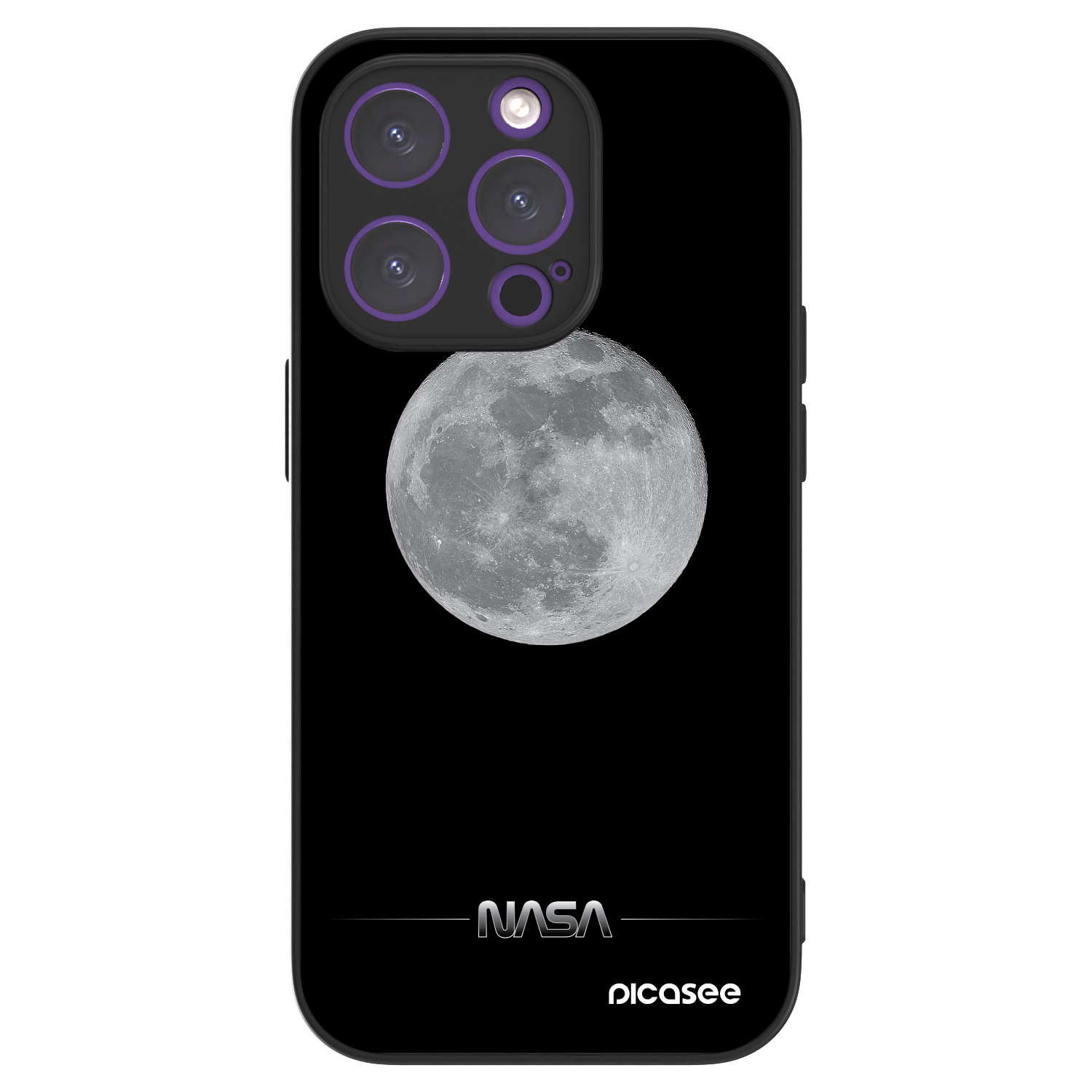 Picasee ULTIMATE CASE MagSafe für Apple iPhone 14 Pro - Moon Minimal