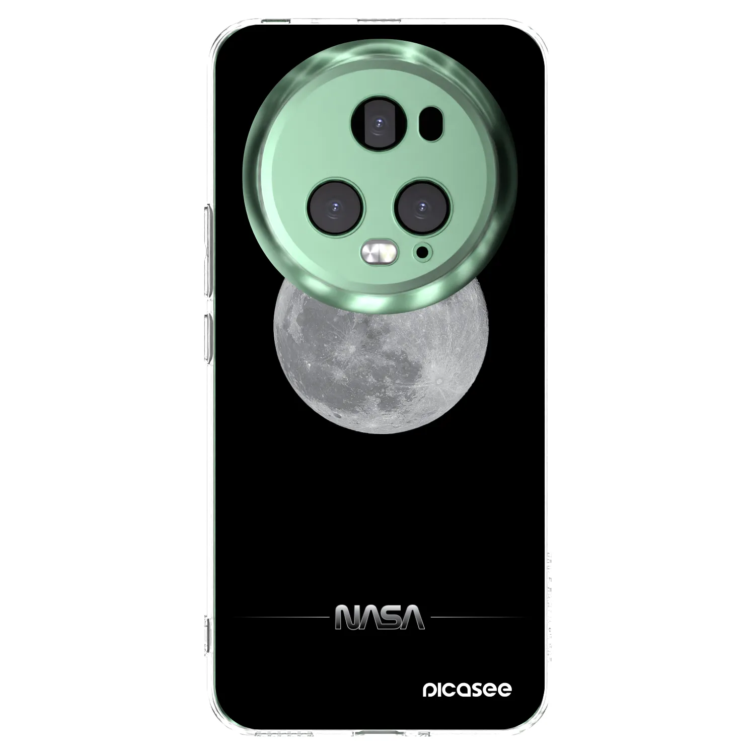 Picasee Honor Magic5 Pro Hülle - Transparentes Silikon - Moon Minimal