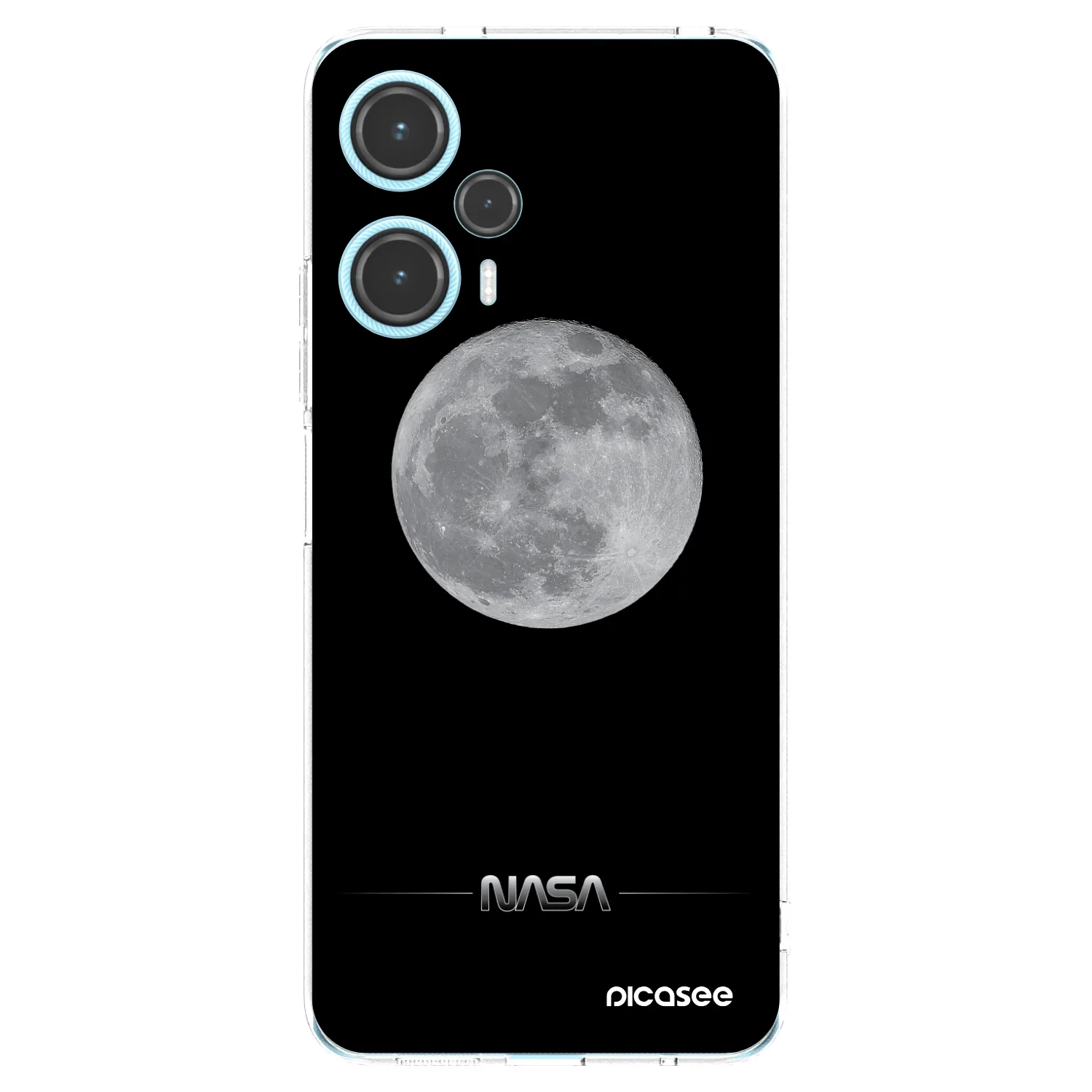 Picasee Xiaomi Poco F5 Hülle - Transparentes Silikon - Moon Minimal
