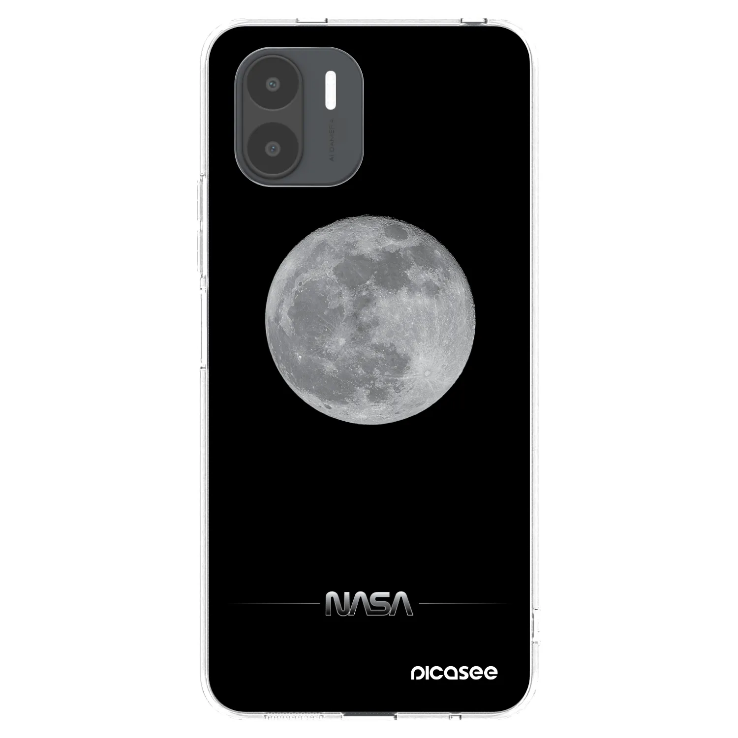 Picasee Xiaomi Redmi A2 Hülle - Transparentes Silikon - Moon Minimal