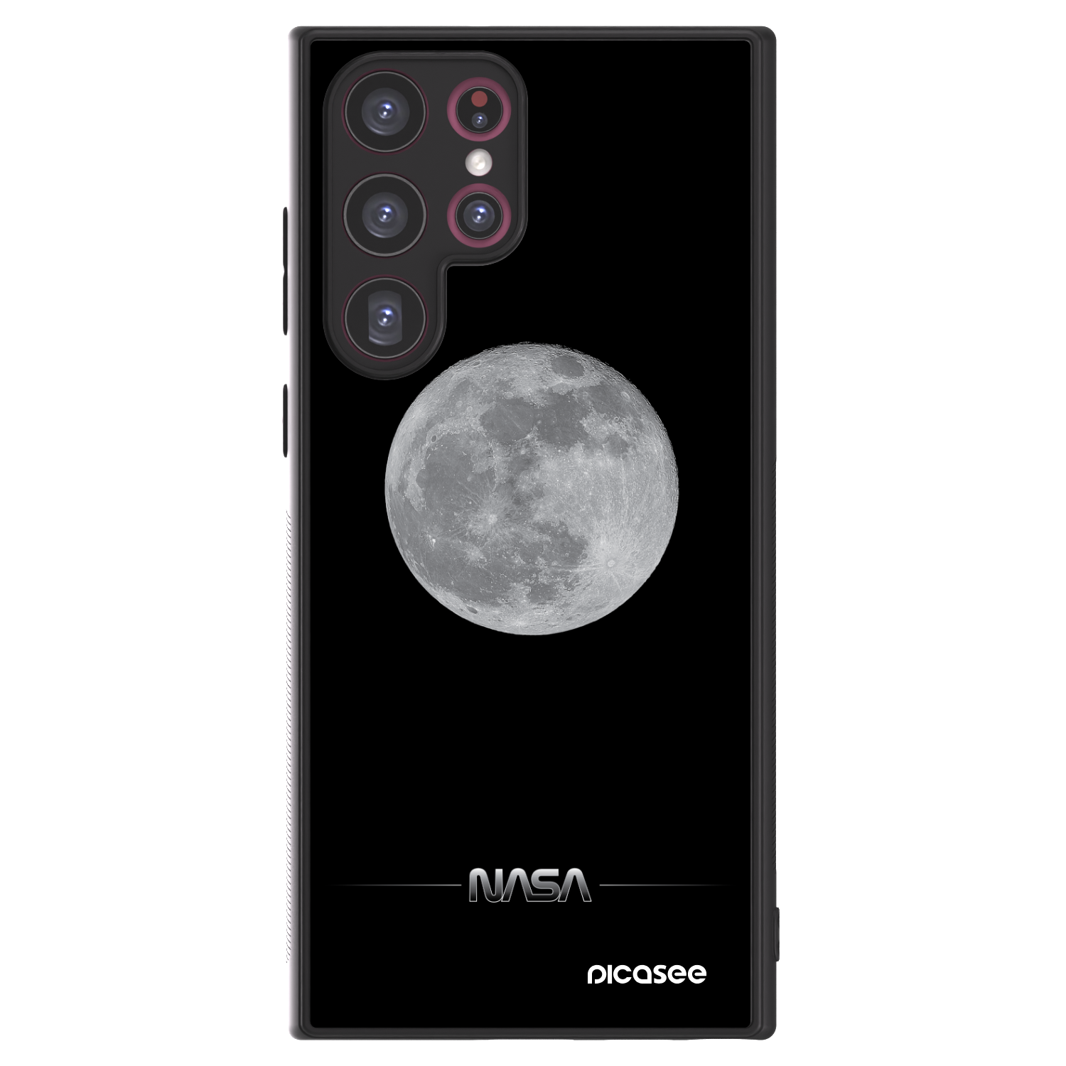 Picasee ULTIMATE CASE PowerShare für Samsung Galaxy S22 Ultra 5G - Moon Minimal