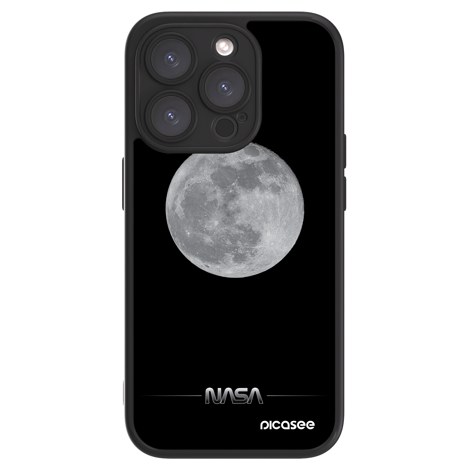 Picasee ULTIMATE CASE MagSafe für Apple iPhone 15 Pro - Moon Minimal
