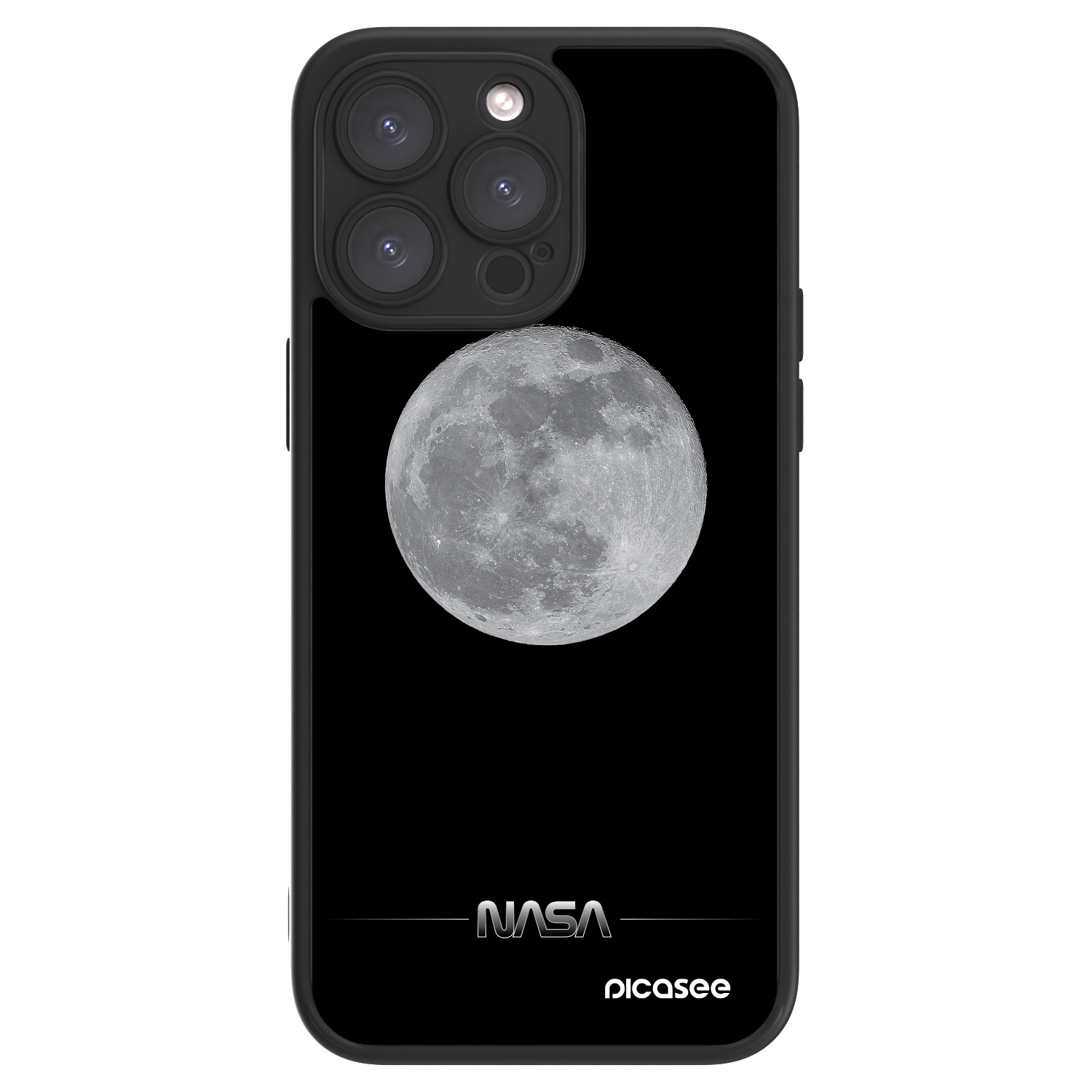 Picasee ULTIMATE CASE MagSafe für Apple iPhone 15 Pro Max - Moon Minimal
