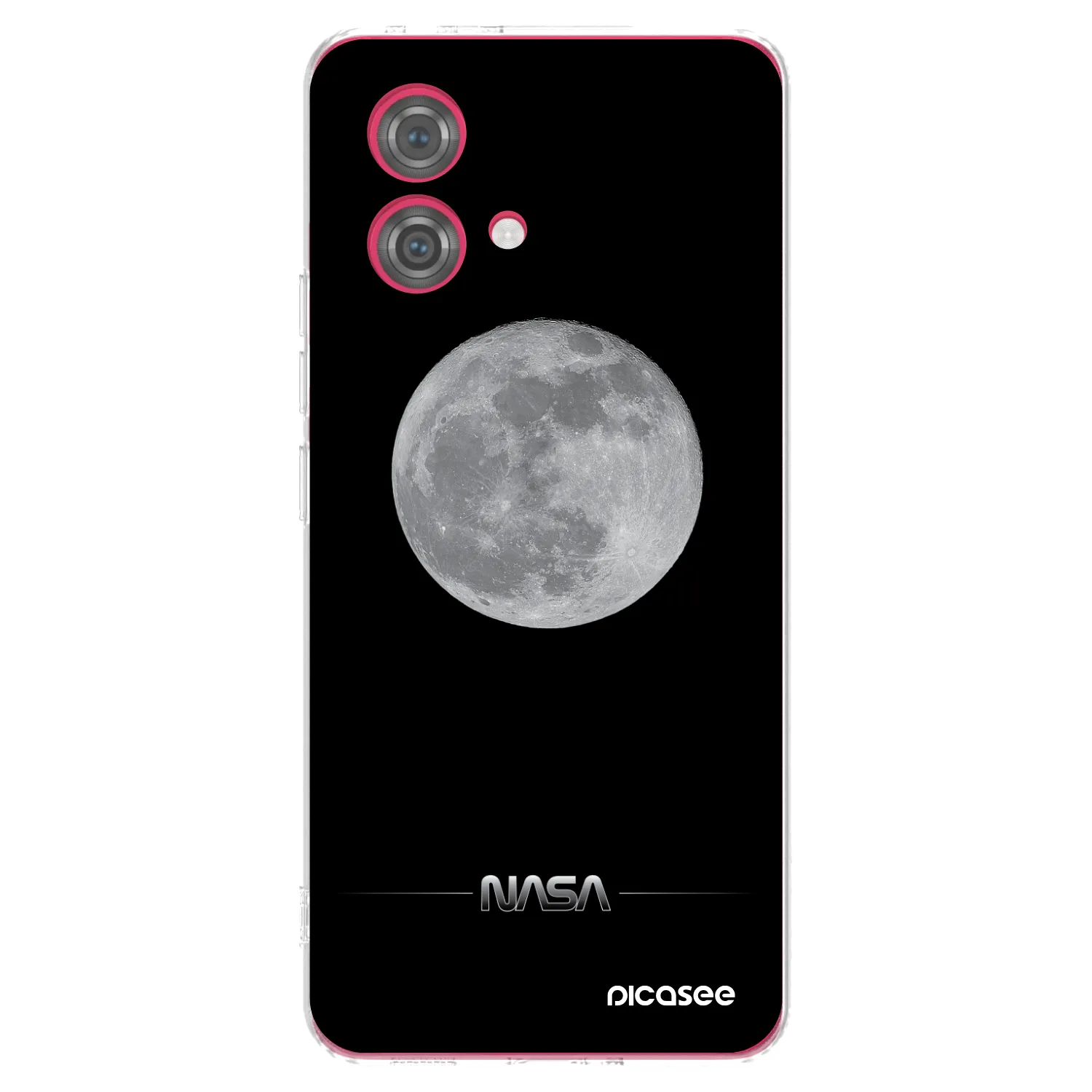 Picasee Motorola Moto G84 5G Hülle - Transparentes Silikon - Moon Minimal