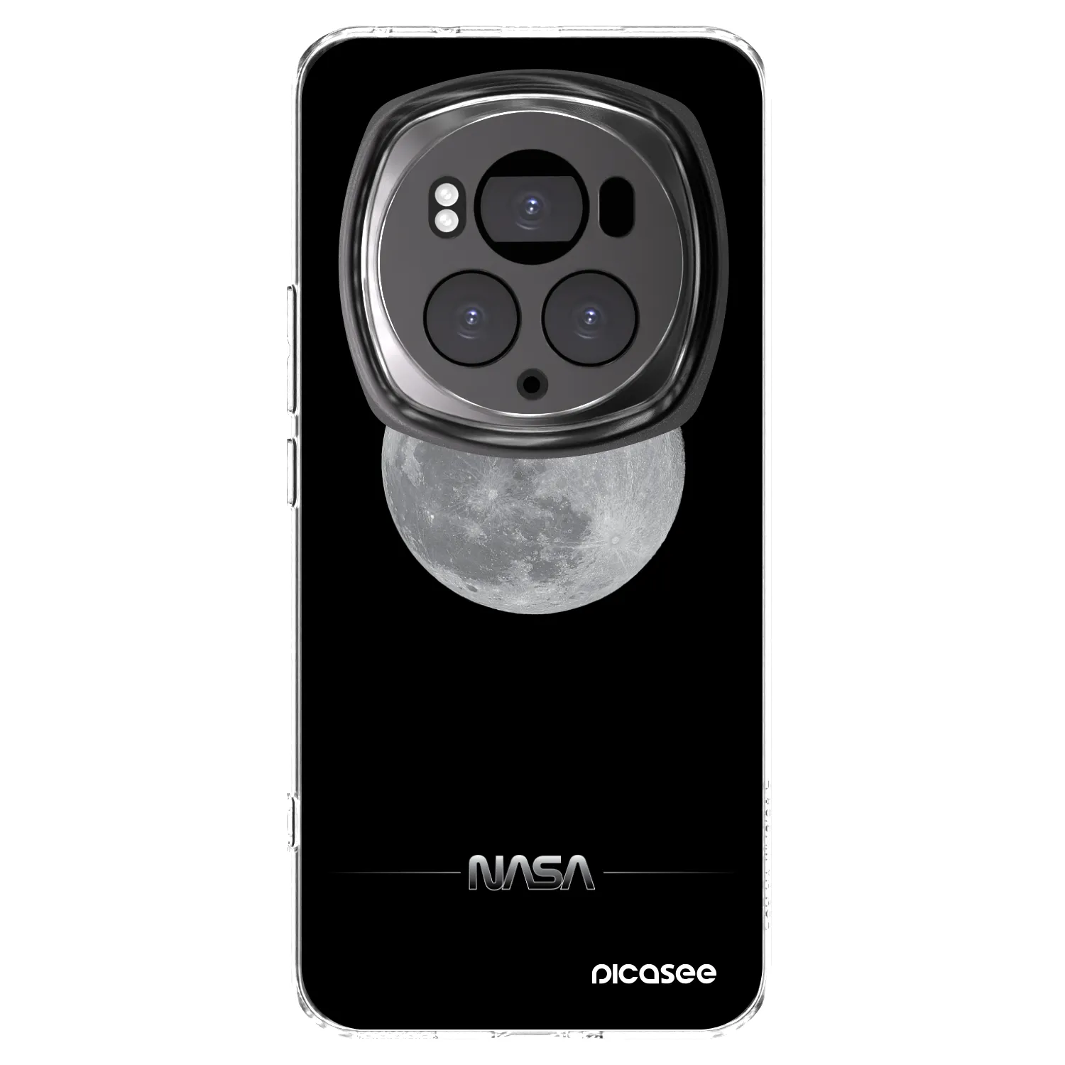 Picasee Honor Magic6 Pro Hülle - Transparentes Silikon - Moon Minimal