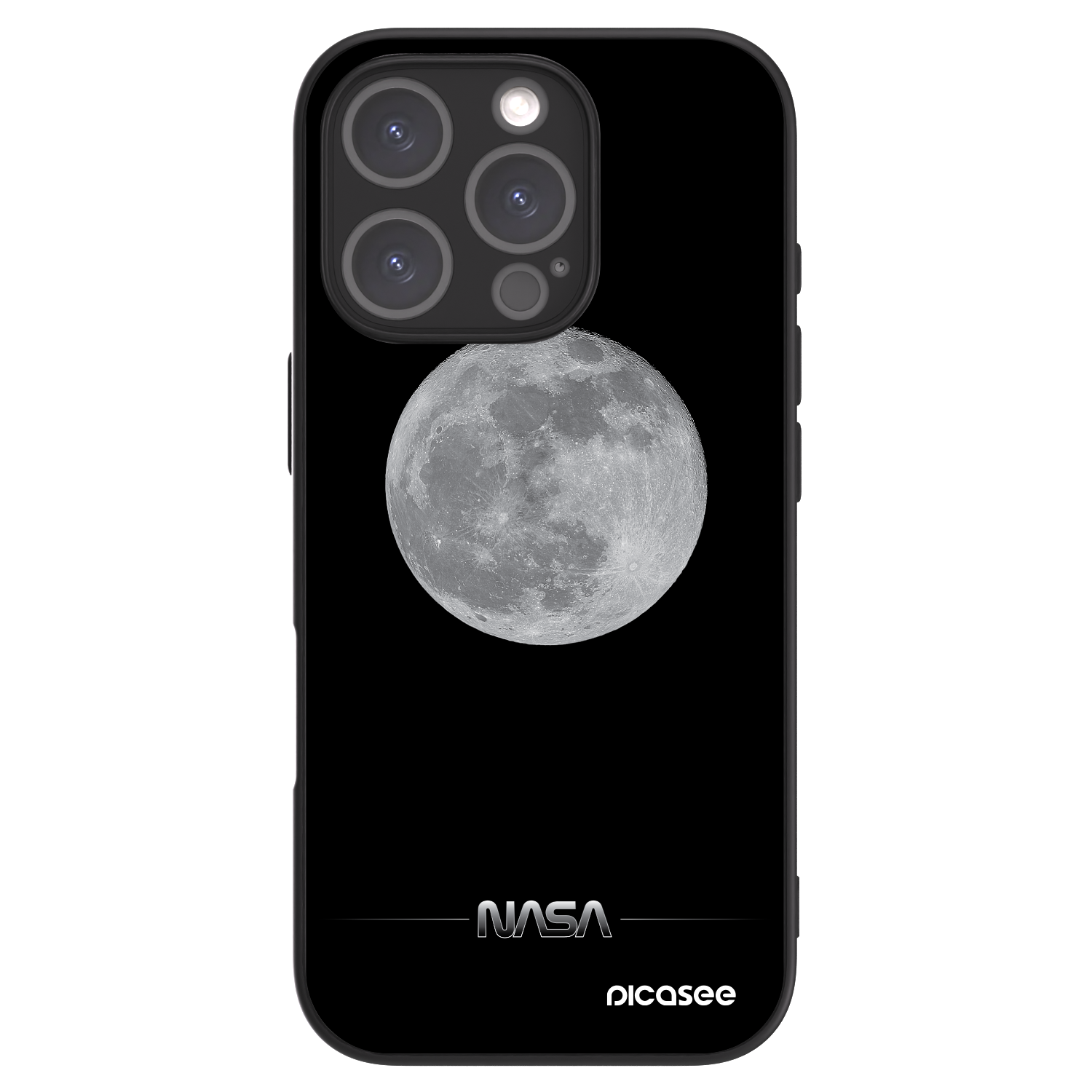 Picasee ULTIMATE CASE MagSafe für Apple iPhone 16 Pro - Moon Minimal