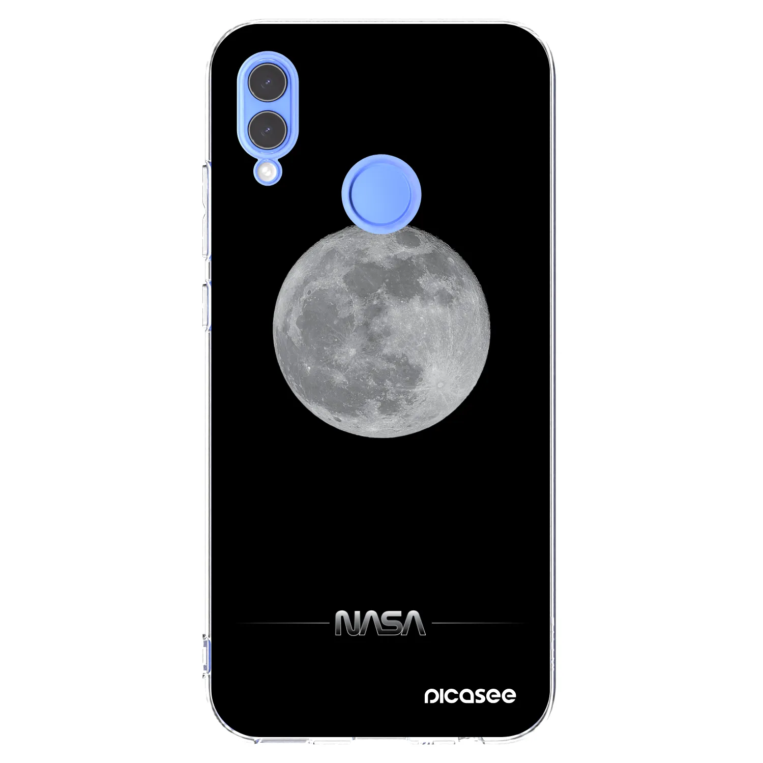 Picasee Huawei P Smart 2019 Hülle - Transparentes Silikon - Moon Minimal