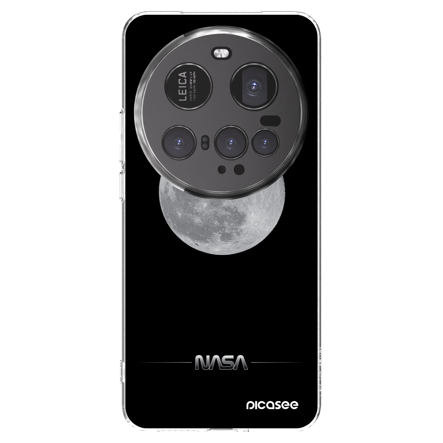 Picasee Xiaomi 15 Ultra Hülle - Transparentes Silikon - Moon Minimal