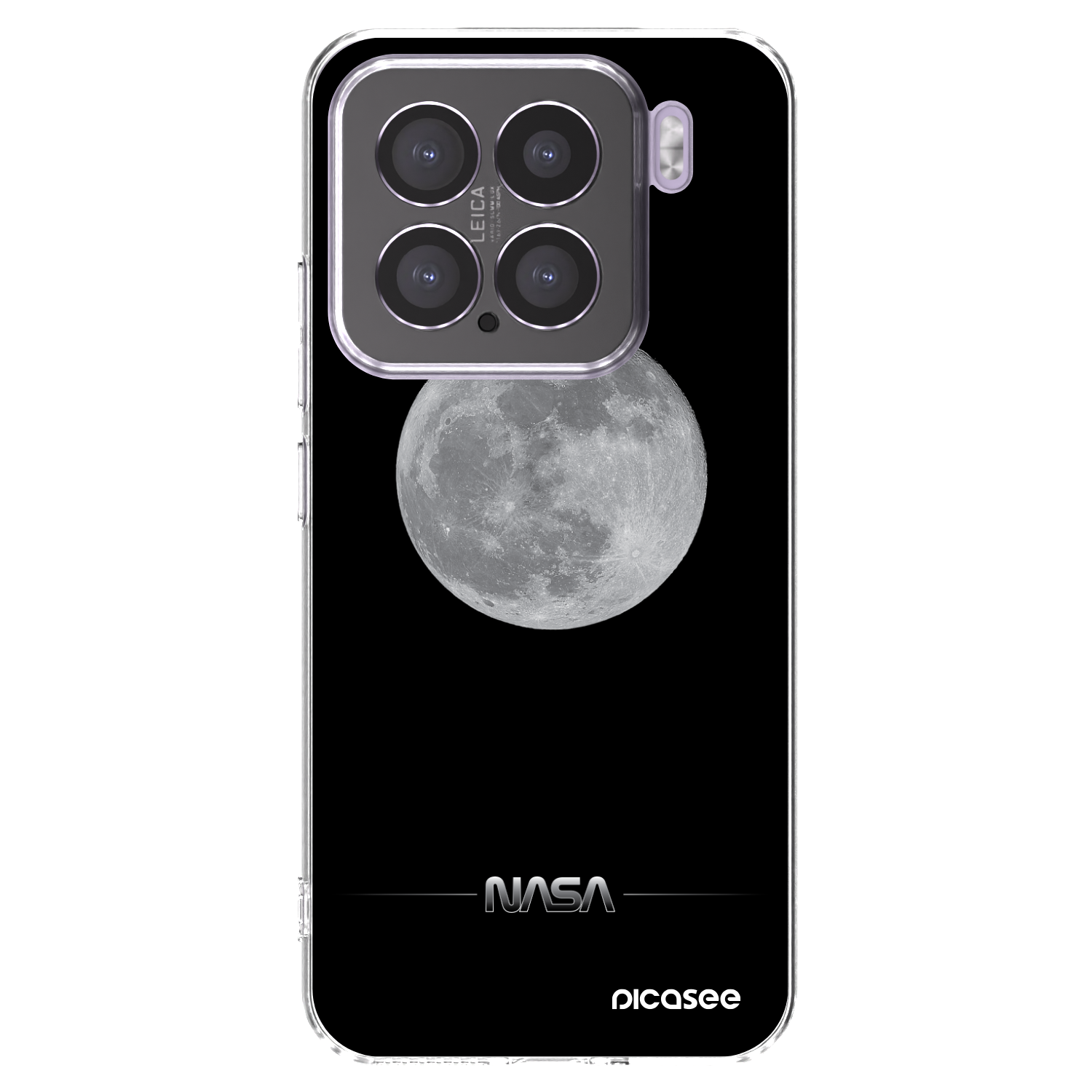Picasee Xiaomi 15 Hülle - Transparentes Silikon - Moon Minimal