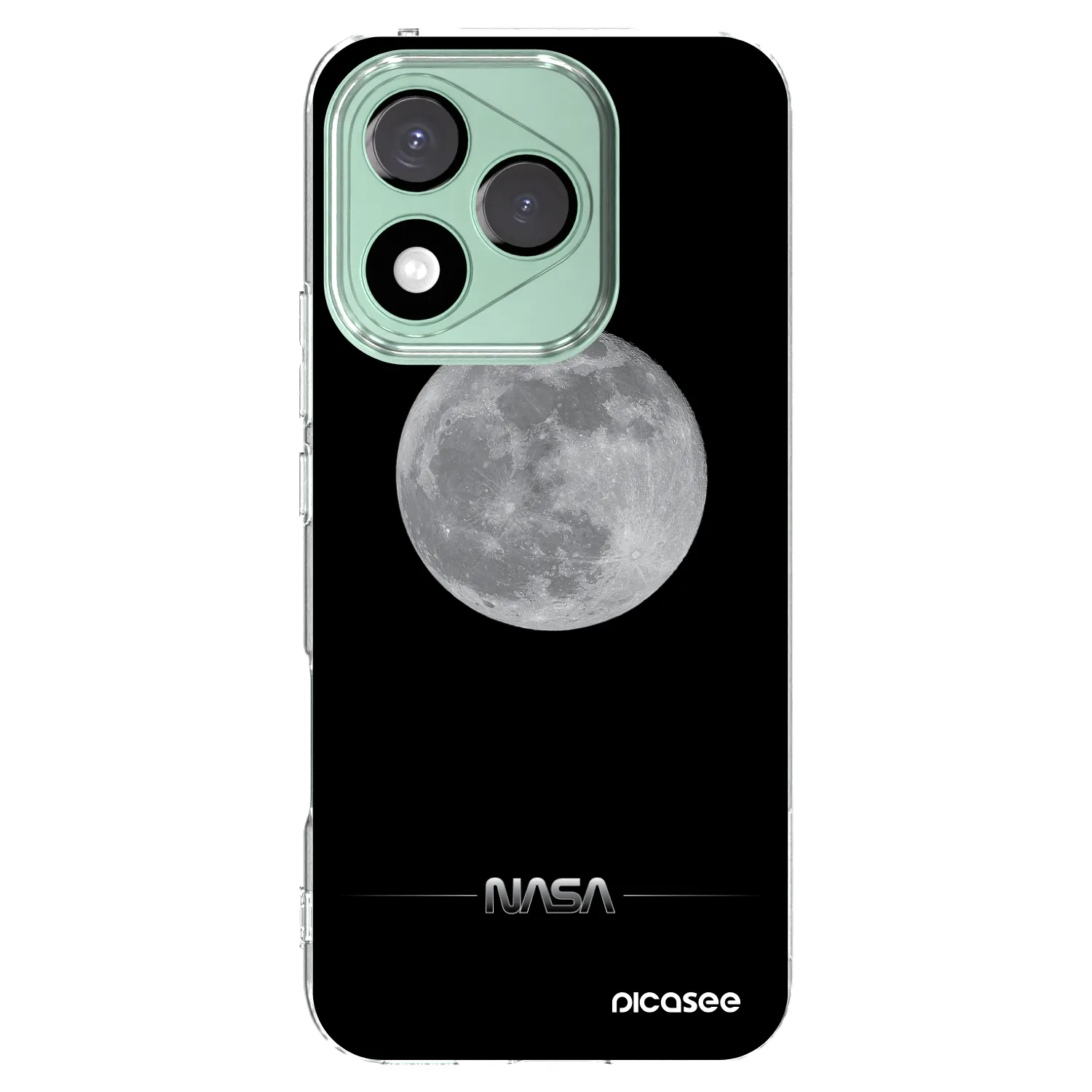 Picasee Honor 400 Lite 5G Hülle - Transparentes Silikon - Moon Minimal