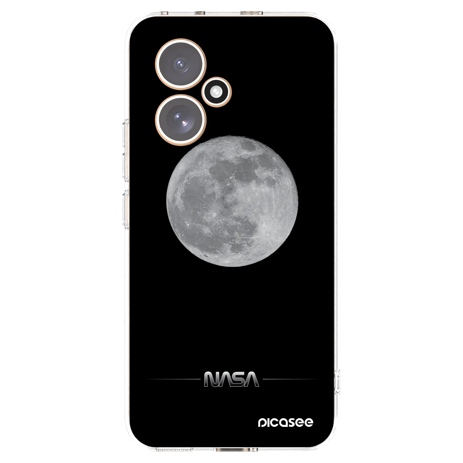 Picasee Honor 400 5G Hülle - Transparentes Silikon - Moon Minimal
