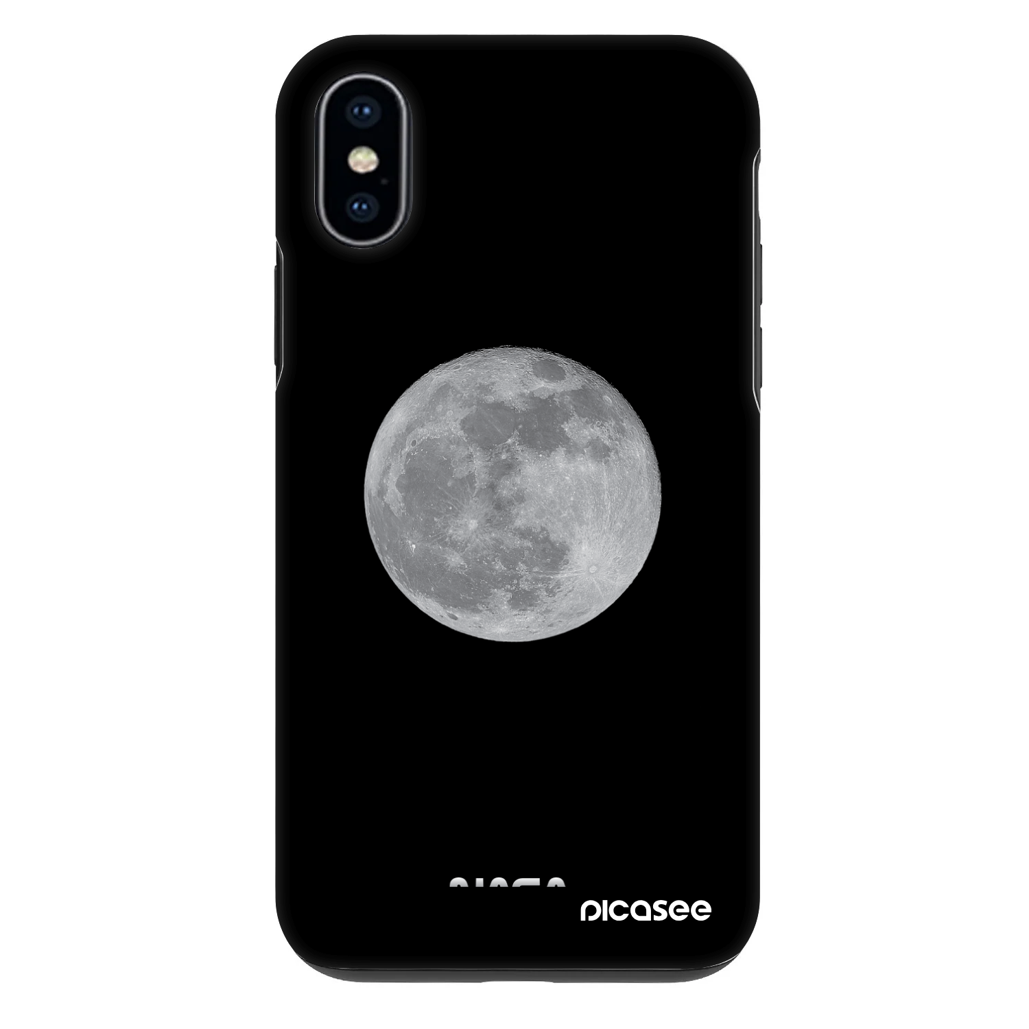 Picasee Fashion Case für Apple iPhone X/XS - Moon Minimal