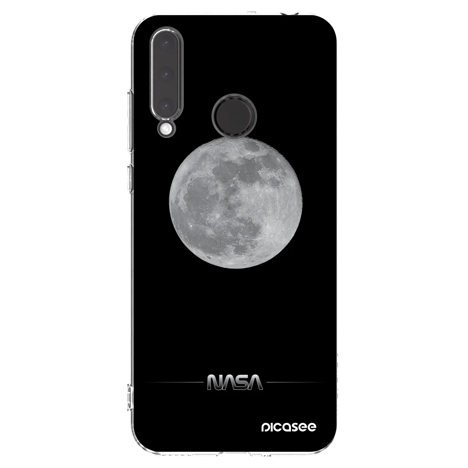 Picasee Honor 20 Lite Hülle - Transparentes Silikon - Moon Minimal