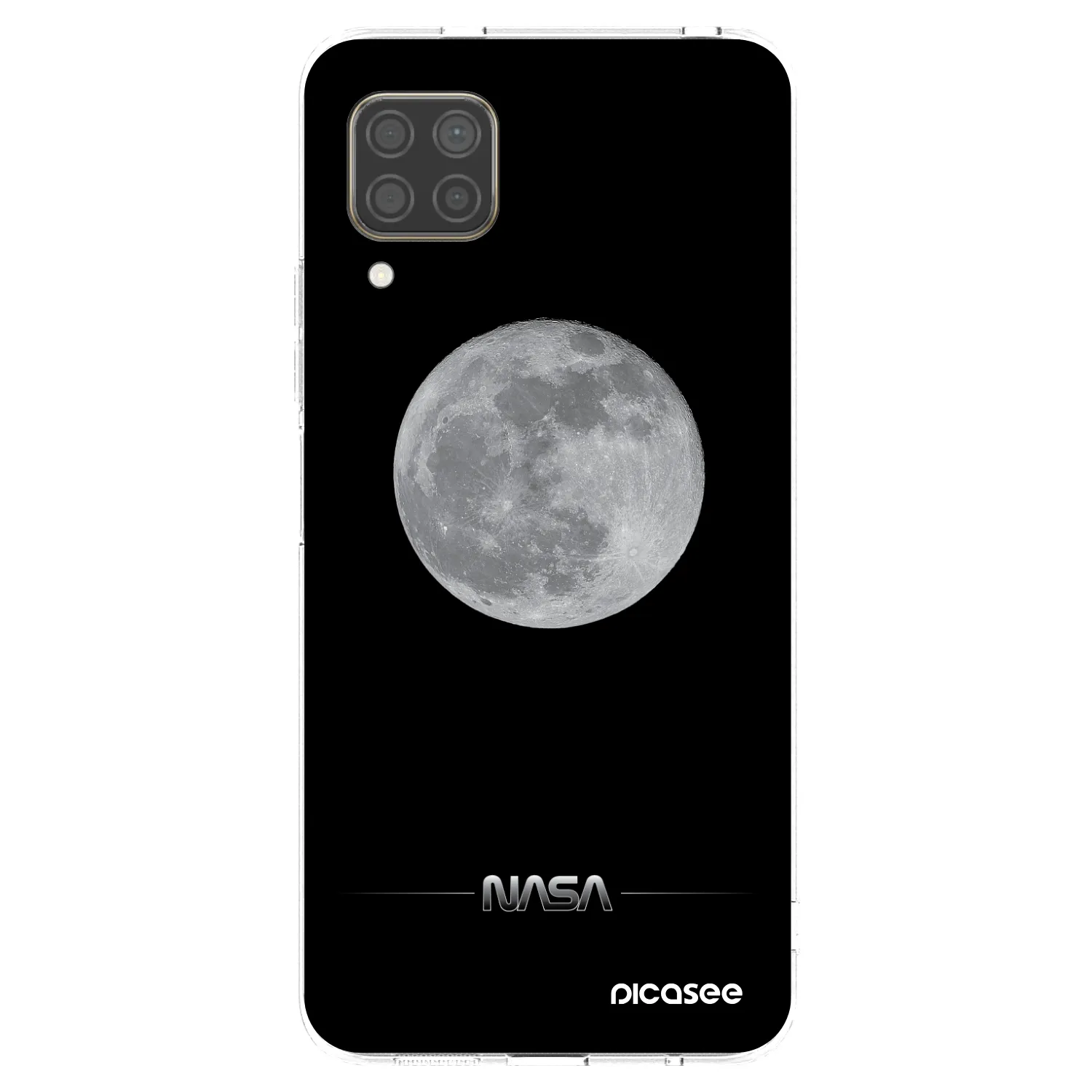 Picasee Huawei P40 Lite Hülle - Transparentes Silikon - Moon Minimal