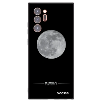 Picasee Samsung Galaxy Note 20 Ultra Hülle - Schwarzes Silikon - Moon Minimal