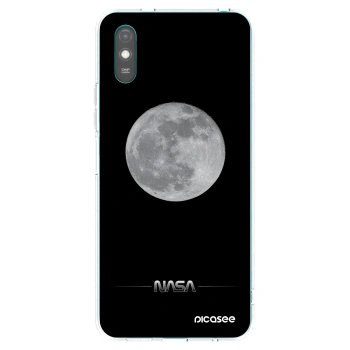 Picasee Xiaomi Redmi 9A Hülle - Transparentes Silikon - Moon Minimal