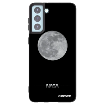 Picasee Samsung Galaxy S21+ 5G G996F Hülle - Schwarzes Silikon - Moon Minimal