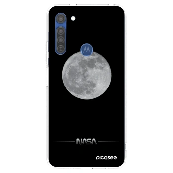 Hülle für Motorola Moto G8 - Moon Minimal
