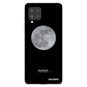 Picasee Samsung Galaxy A42 A426B Hülle - Transparentes Silikon - Moon Minimal