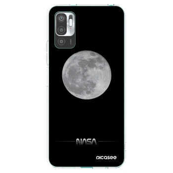 Picasee Xiaomi Redmi Note 10 5G Hülle - Transparentes Silikon - Moon Minimal