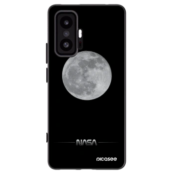 Picasee Xiaomi 11T Pro Hülle - Schwarzes Silikon - Moon Minimal