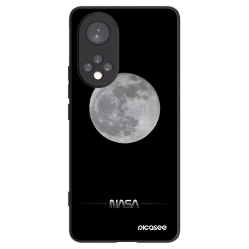 Picasee Huawei Nova 9 Hülle - Schwarzes Silikon - Moon Minimal