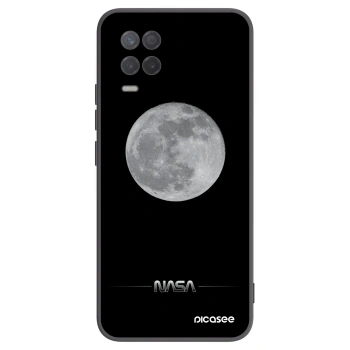 Picasee Realme 8 5G Hülle - Schwarzes Silikon - Moon Minimal